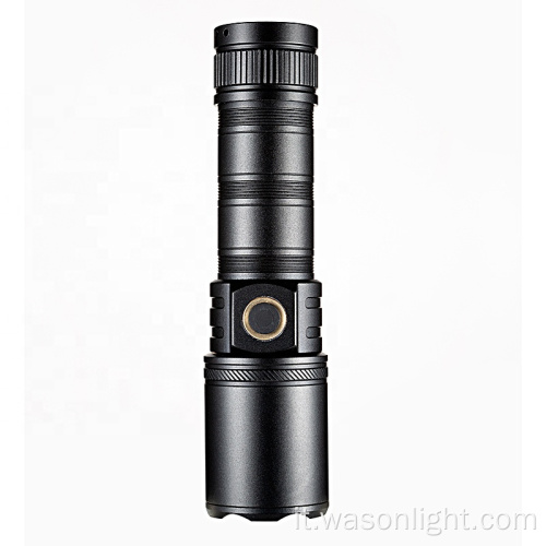 Wason 2023 Nuovo Lumens Lumens Impossibile Torcia ricaricabile Torcia ricaricabile Light zoomabile a lunga distanza EDC Emergency Flashlight